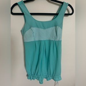 LULULEMON | Run back on track tank top size 4